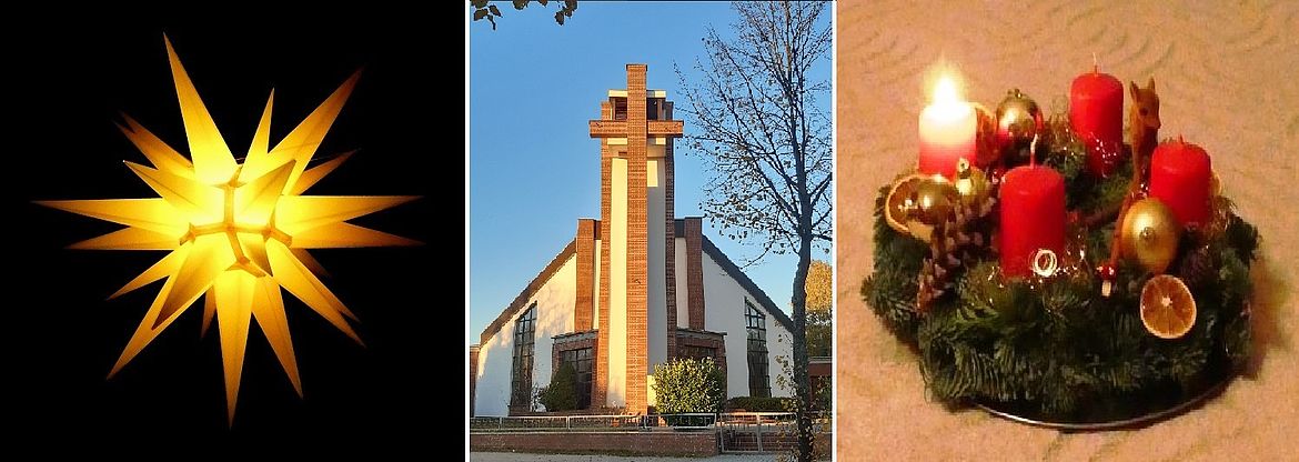 Startbild Kirche Heilig Kreuz im Advent 2022